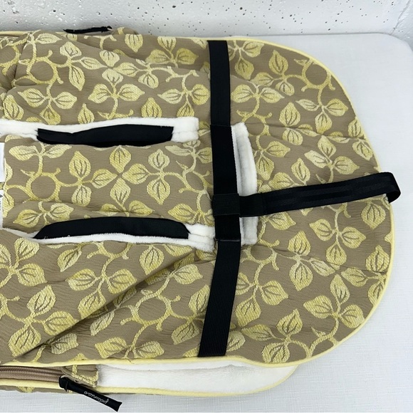 Petunia Pickle Bottom Beige & Yellow Stroller Bunting Bag - Picture 5 of 15